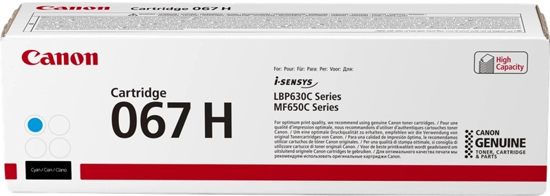 CANON (ORIGINAL) - Canon 067HC Cyan Toner Laser Original 5105C002