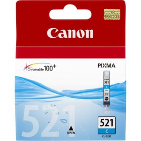 CANON (ORIGINAL) - Canon CLI521 Cyan Cartouche d'encre originale 2934B001
