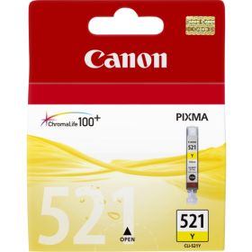 CANON ORIGINAL - Canon CLI-521 jaune Cartouche de marque 2936B001