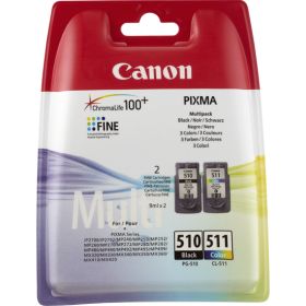 CANON ORIGINAL - Canon PG510 / CL511 Pack Eco de 2 cartouches noir + couleurs