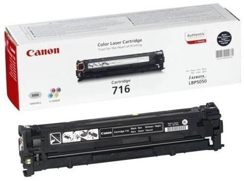 CANON (ORIGINAL) - Canon 716 Noir Cartouche de toner originale 1980B002