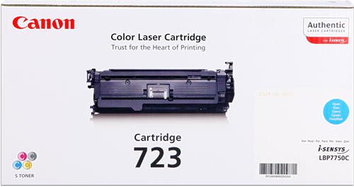 CANON ORIGINAL - Canon 723 Cyan (8500 pages) Toner de marque