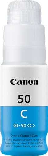CANON (ORIGINAL) - Canon GI50 Cyan Bouteille d'encre Original 3403C001