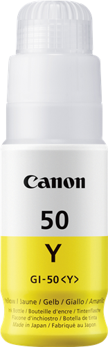 CANON ORIGINAL - Canon GI-50Y jaune Cartouche de marque 3405C001