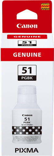 CANON (ORIGINAL) - Canon GI51 Noir Bouteille d'encre originale 4529C001
