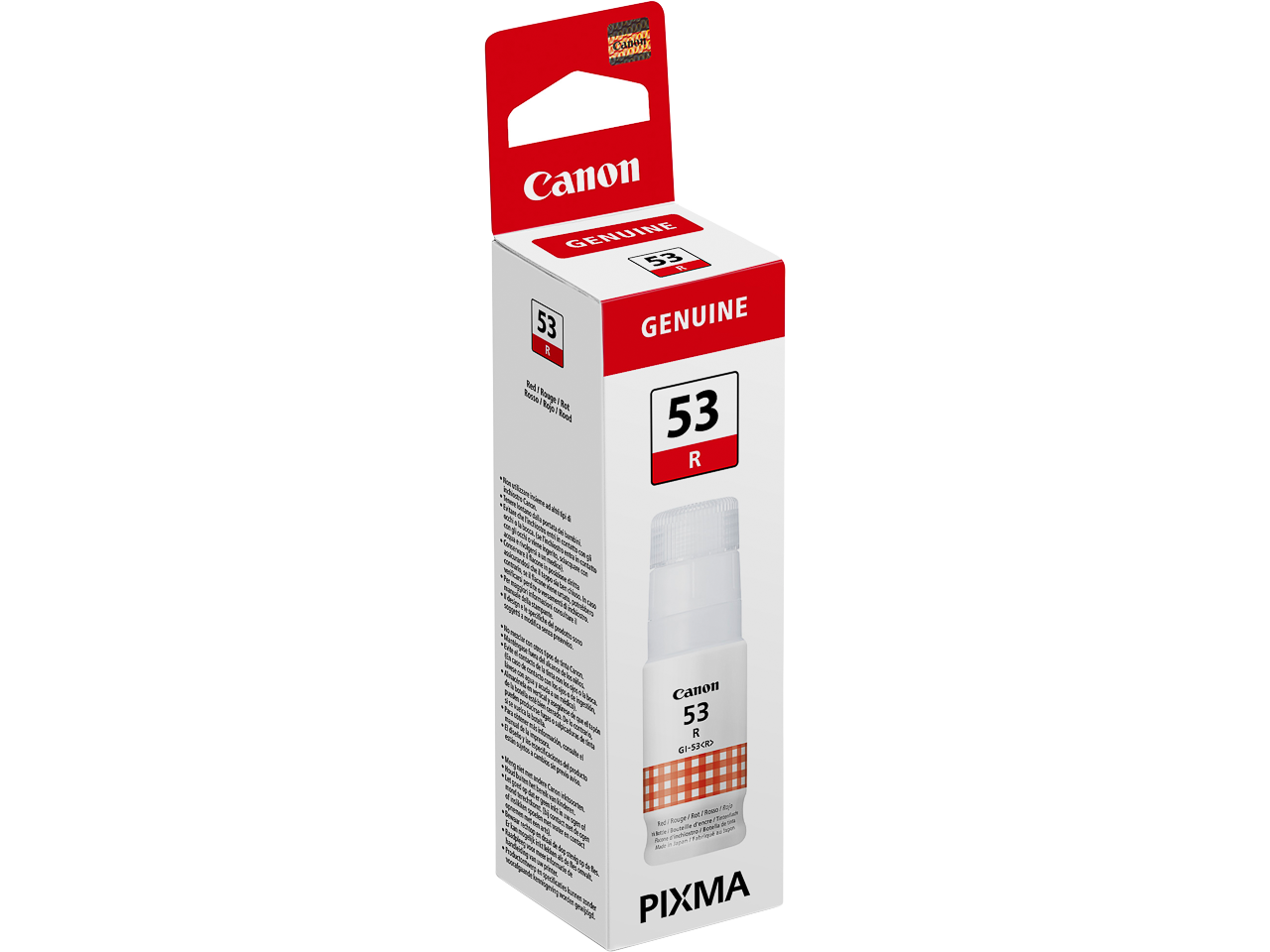 CANON (ORIGINAL) - Canon GI53 Rouge Bouteille d'encre originale 4717C001