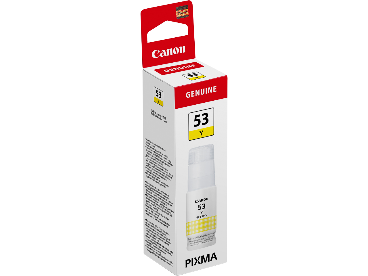 CANON ORIGINAL - Canon GI-53 Jaune (60 ml) Bouteille d'encre de marque