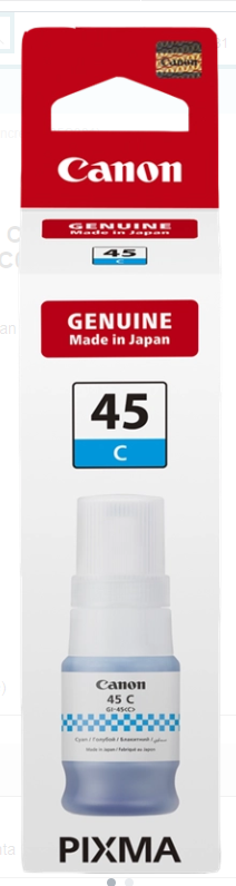 CANON (ORIGINAL) - Canon GI45C Cyan Bouteille d'encre originale 6285C001