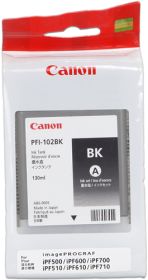 CANON ORIGINAL - Canon PFI-102 Noir (130 ml) Cartouche de marque 0895B001