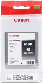 CANON ORIGINAL - Canon PFI-102 Noir Mat (130 ml) Cartouche de marque 0894B001