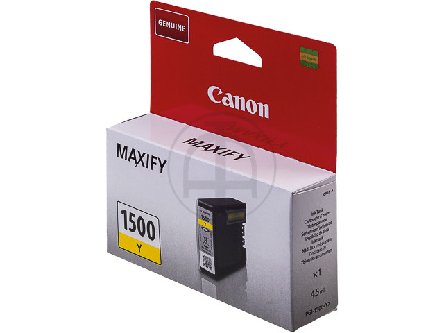 CANON (ORIGINAL) - Canon PGI1500 Jaune Cartouche d'encre originale 9231B001