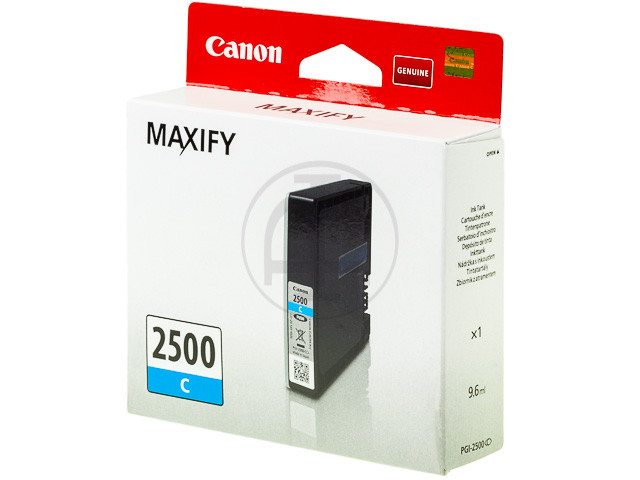 CANON (ORIGINAL) - Canon PGI2500 Cyan Cartouche d'encre originale 9301B001