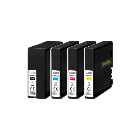 CANON (REMANUFACTURE LOI AGEC) - Canon PGI2500XL Pack de 4 Cartouches d'Encre Remanufacturées 9254B004 (Conforme loi AGEC)