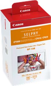 CANON ORIGINAL - Canon RP-108 Value Pack composé de 2 cassettes d'impression et 108 feuilles de papier photo 100 x 148mm