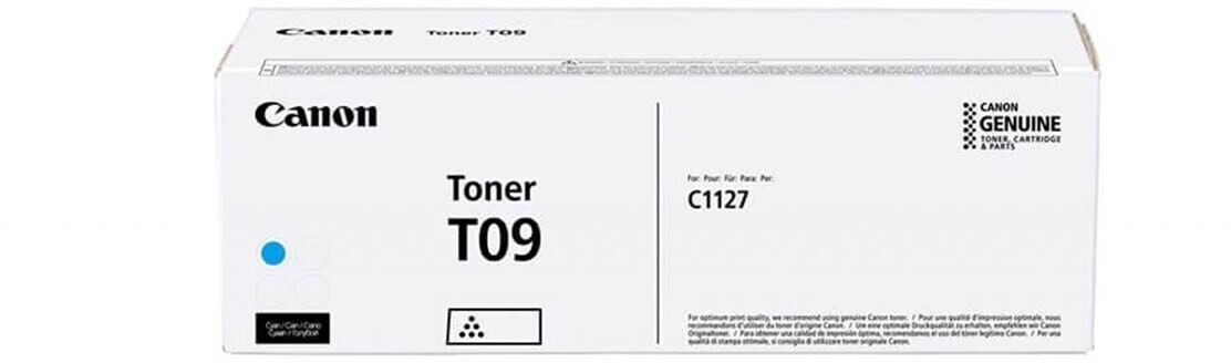 CANON (ORIGINAL) - Canon T09 Cyan Cartouche de Toner Originale 3019C006