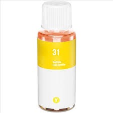 COMPATIBLE HP - 31 Jaune (70 ml) Bouteille recharge d'encre compatible pour HP