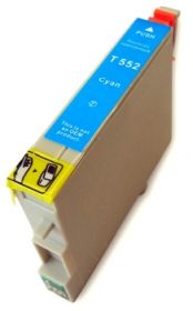 COMPATIBLE EPSON - T0552 Cyan (18 ml) Cartouche générique Epson avec puce