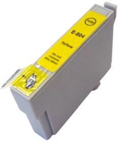 COMPATIBLE EPSON - T0804 Jaune (13 ml) Cartouche générique Epson avec puce