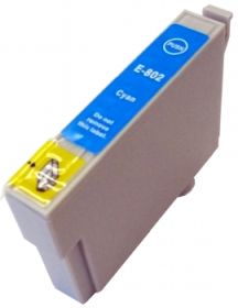 COMPATIBLE EPSON - T0802 Cyan (13 ml) Cartouche générique Epson avec puce