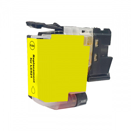BROTHER (COMPATIBLE PREMIUM) - CARTOUCHE COMPATIBLE PREMIUM BROTHER LC521 JAUNE