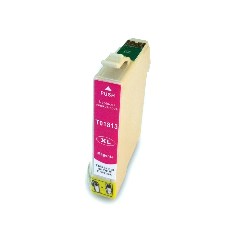 EPSON (COMPATIBLE) - Epson T1813 Magenta Cartouche d'encre générique C13T18134012