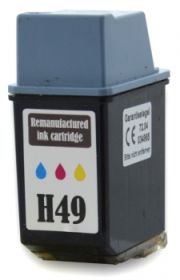 RECYCLE HP - 49 / 51649A Couleur (350 pages) Cartouche remanufacturée HP