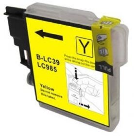 BROTHER (COMPATIBLE) - LC985 Jaune Cartouche d'encre générique Brother