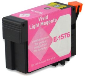 COMPATIBLE EPSON - T1576XL Magenta Clair Vivid (29,5 ml) Cartouche encre générique Epson C13T15764010