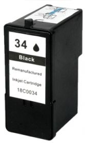 RECYCLE LEXMARK - N°34XL / 18C0034 Noir (475 pages) Cartouche remanufacturée Lexmark