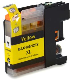 BROTHER (COMPATIBLE) - LC125XL Jaune Cartouche d'encre générique Brother
