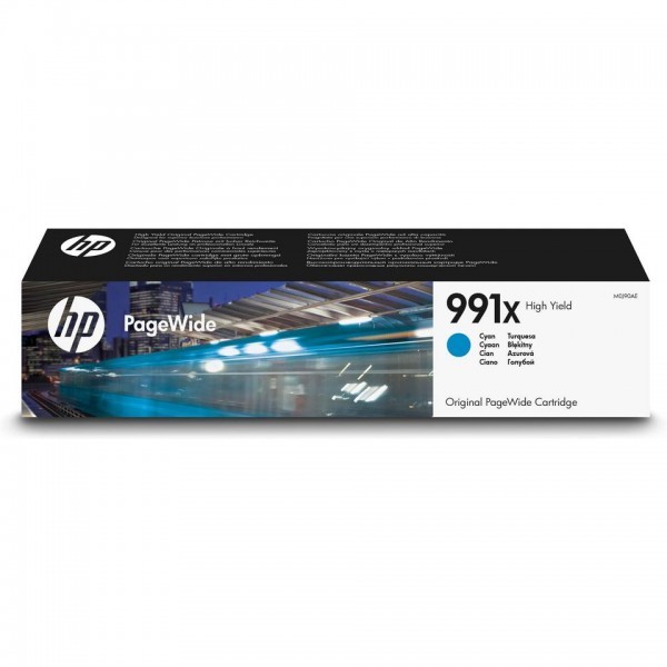 HP ORIGINAL - HP 991X / M0J90AE Cyan (16000 pages) Cartouche de marque