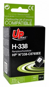 COMPATIBLE HAUT DE GAMME HP - UPrint 338 Noire Cartouche remanufacturée HP Qualité Premium C8765EE