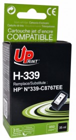 COMPATIBLE HAUT DE GAMME HP - UPrint 339  Noire Cartouche remanufacturée HP Qualité Premium C8767EE