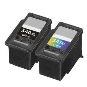 Canon PG-540XL / CL-541XL Noir et Couleur, Lot de 2 cartouches encre  compatibles Canon PG540XL/CL541XL