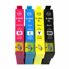 EPSON (COMPATIBLE) - Epson 29XL Pack de 4 Cartouches d'encre génériques C13T29964012