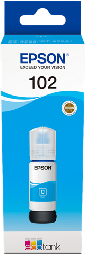 EPSON (ORIGINAL) - Epson 102 Cyan Bouteille d'encre originale C13T03R240