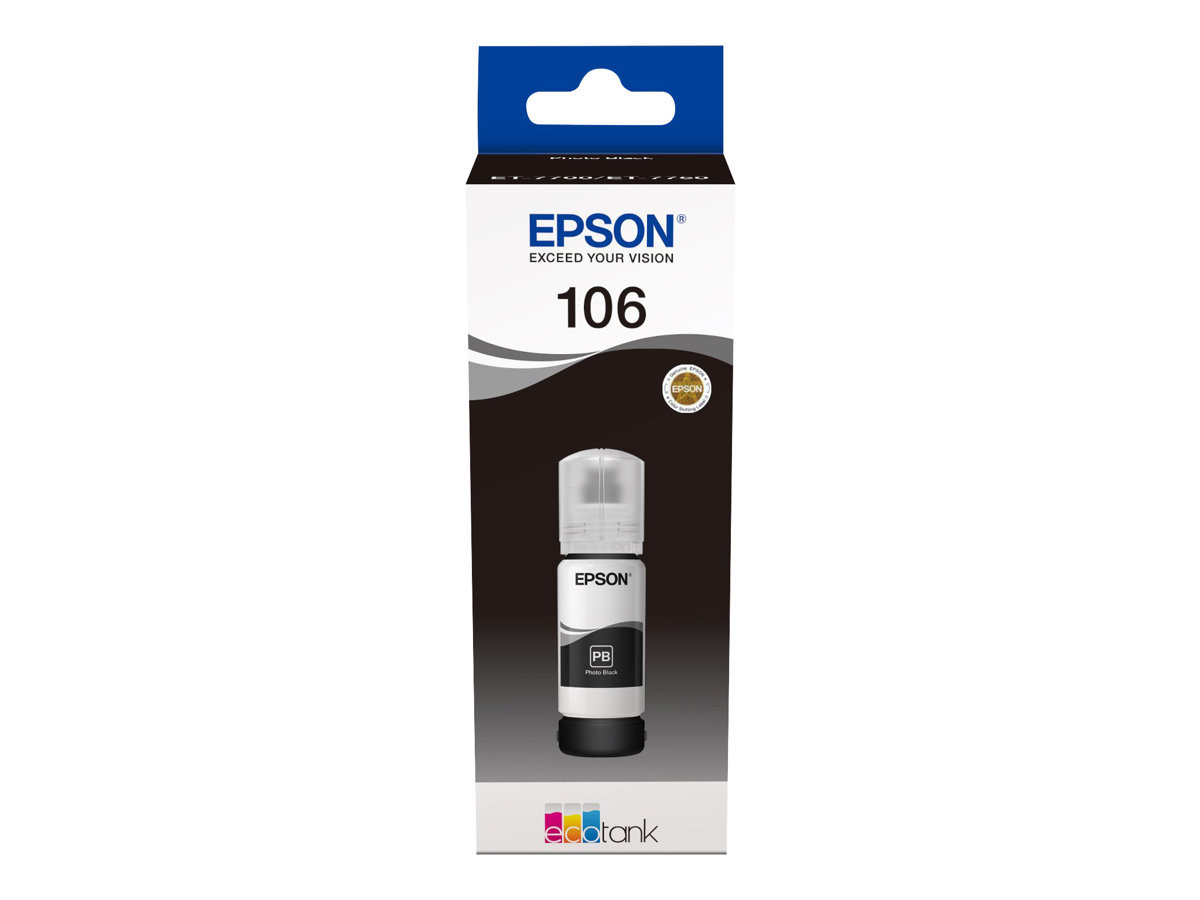 EPSON (ORIGINAL) - EPSON 106 BOUTEILLE ENCRE ORIGINALE C13T00R140 PHOTO NOIR