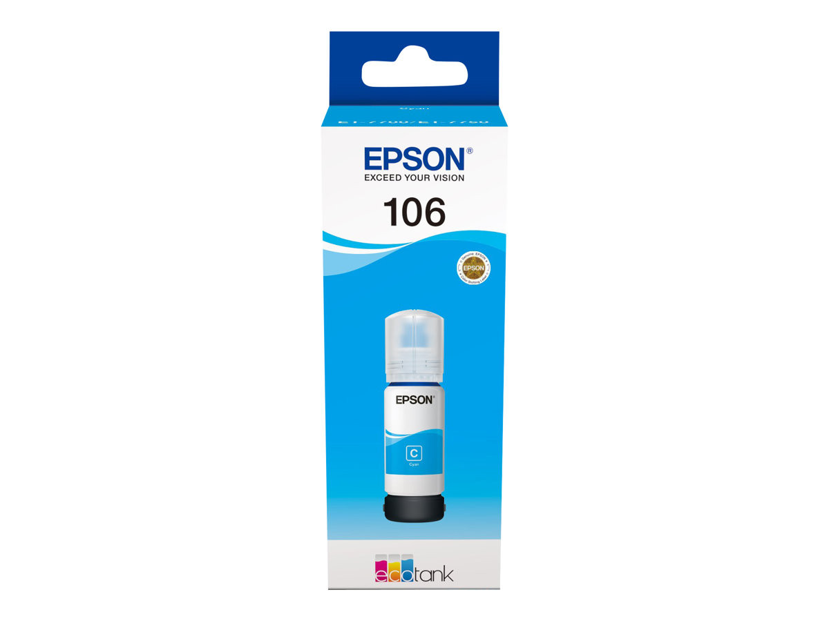 EPSON (ORIGINAL) - EPSON 106 BOUTEILLE ENCRE ORIGINALE C13T00R240 CYAN
