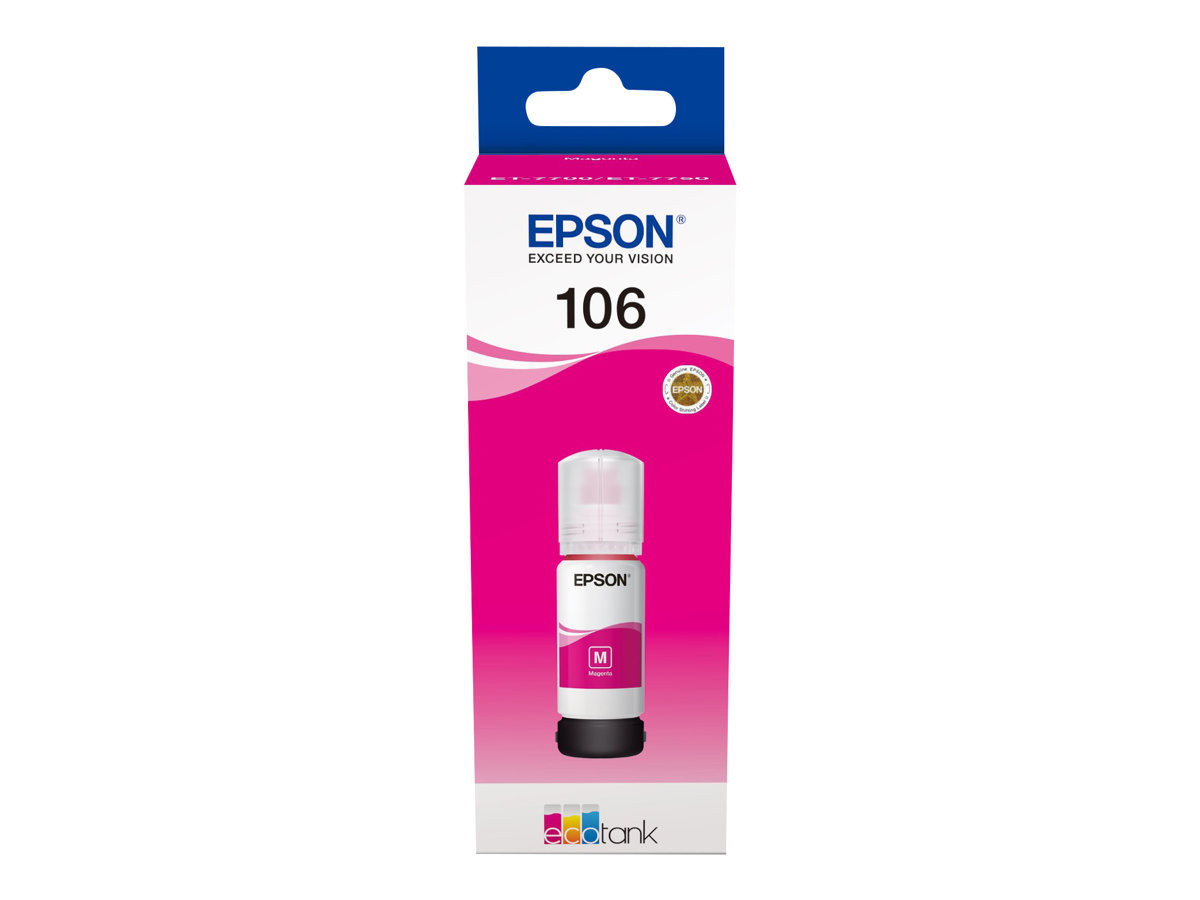 EPSON (ORIGINAL) - EPSON 106 BOUTEILLE ENCRE ORIGINALE C13T00R340 MAGENTA