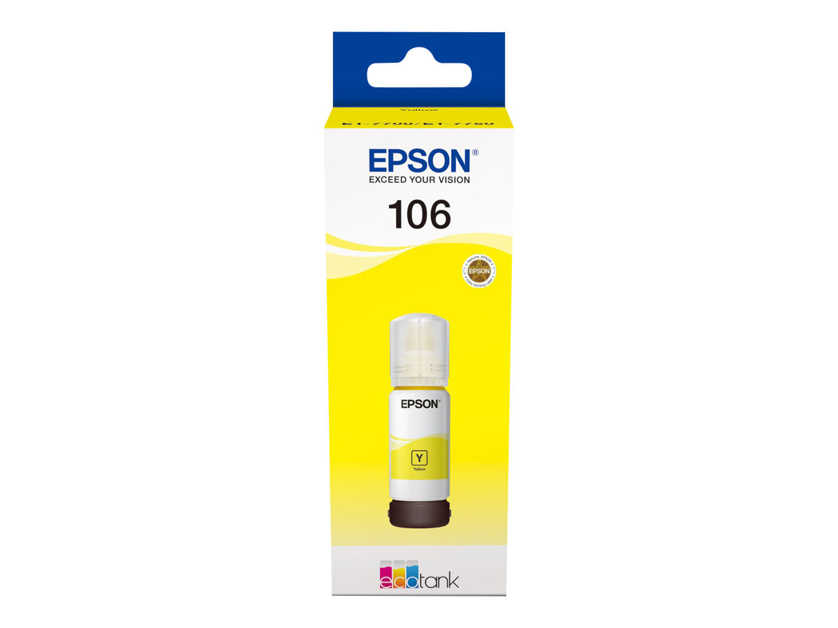 EPSON (ORIGINAL) - EPSON 106 BOUTEILLE ENCRE ORIGINALE C13T00R440 JAUNE