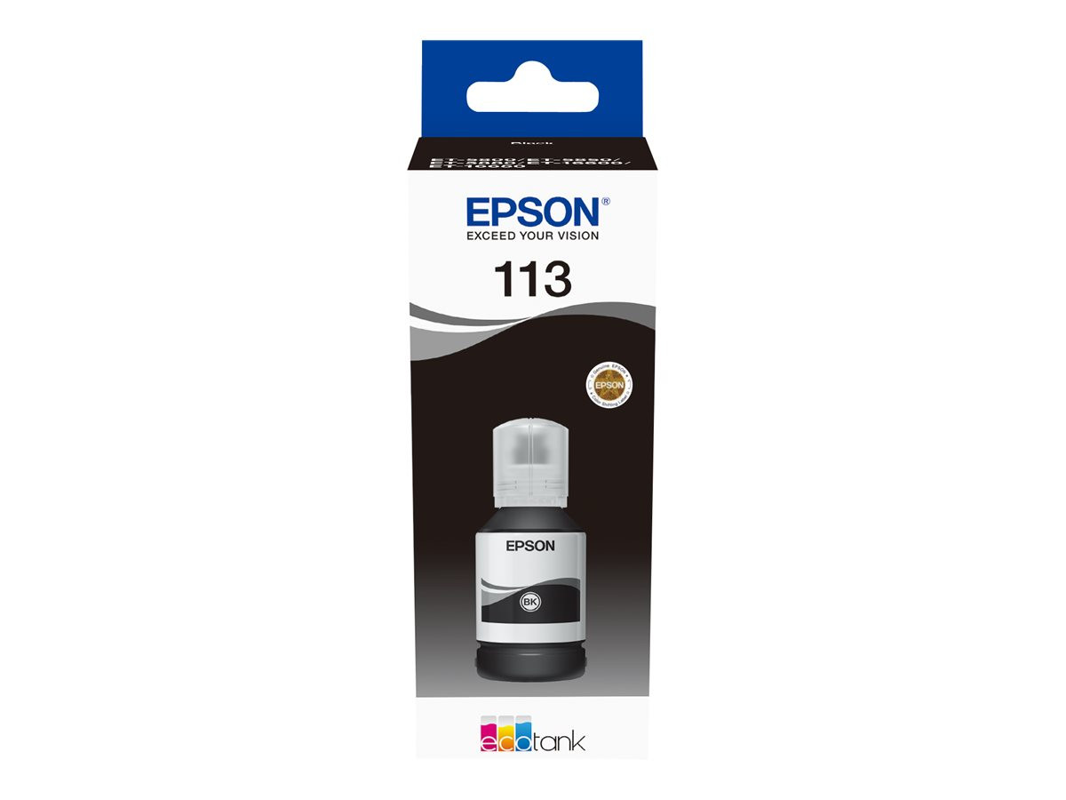 EPSON (ORIGINAL) - EPSON 113 BOUTEILLE ENCRE ORIGINALE C13T06B140 NOIR