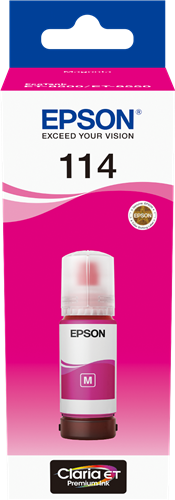 EPSON ORIGINAL - Epson 114 Magenta (70 ml) Bouteille recharge d'encre de marque C13T07B340