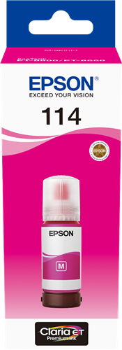 EPSON (ORIGINAL) - Epson 114 Magenta Bouteille d'encre originale C13T07B340