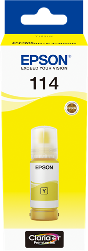EPSON ORIGINAL - Epson 114 Jaune (70 ml) Bouteille recharge d'encre de marque C13T07B440
