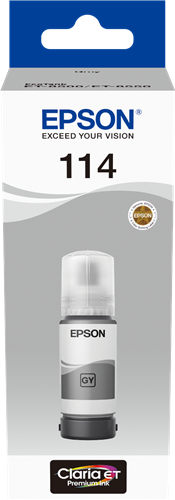 EPSON (ORIGINAL) - Epson 114 Gris Bouteille d'encre originale C13T07B540