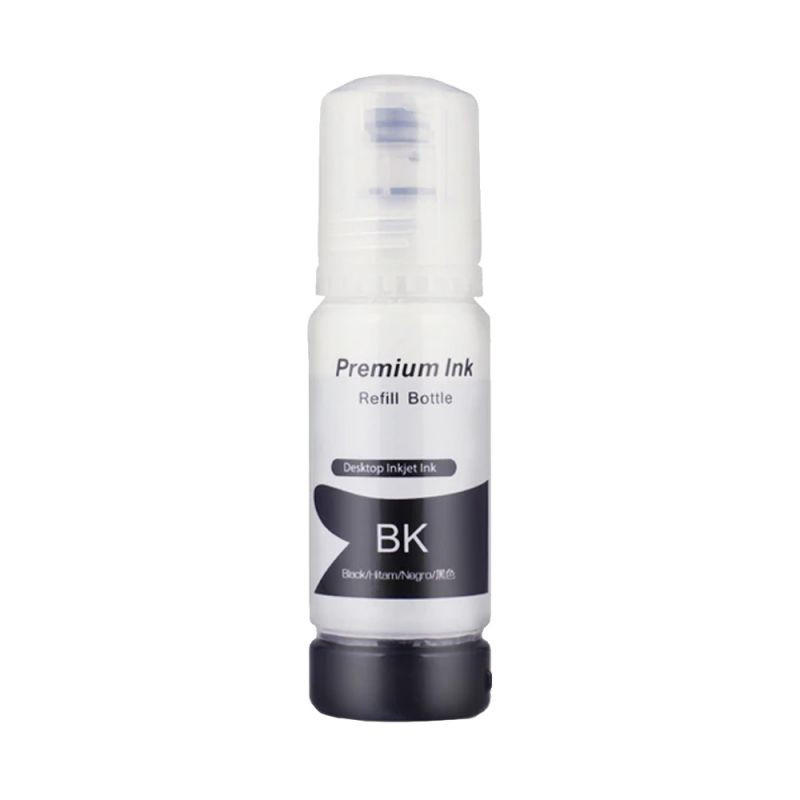EPSON (COMPATIBLE) - Epson T6641 Noir Bouteille encre compatible C13T664140