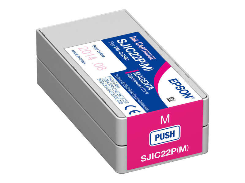 EPSON (ORIGINAL) - Epson SJIC22PM Magenta Cartouche Encre Original C33S020603