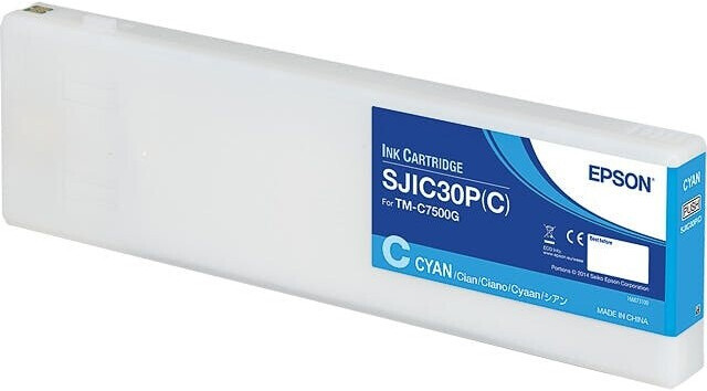 EPSON (ORIGINAL) - Epson SJIC30PC Cyan Cartouche Encre Originale C33S020640