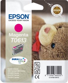 EPSON ORIGINAL - Epson T0613 Magenta (8 ml) Cartouche de marque