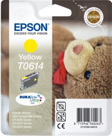 EPSON ORIGINAL - Epson T0614 Jaune (8 ml) Cartouche de marque